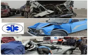 طوفان شن در کرمان، انسداد جاده و تصادف مرگبار