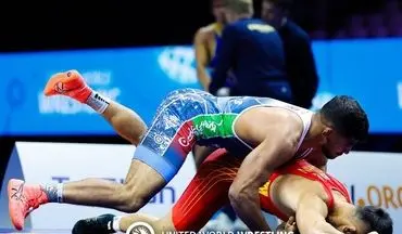کشتی فرنگی قهرمانی جهان| فرخی به مدال طلا رسید