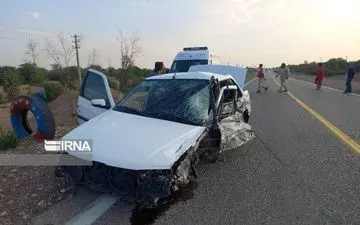تصادف مرگبار در محور قدیم قم-اصفهان: یک کشته و ۸ مصدوم