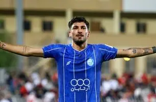 فیلم | گل دوم استقلال به سپاهان توسط اسماعیل قلی‌زاده