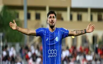 فیلم | گل دوم استقلال به سپاهان توسط اسماعیل قلی‌زاده