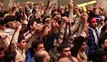 همخوانی حماسی دانش‌آموزان با حسین طاهری در دیدار با رهبر انقلاب
