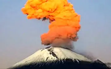  فوران مهیب آتش‌فشان در فیلیپین