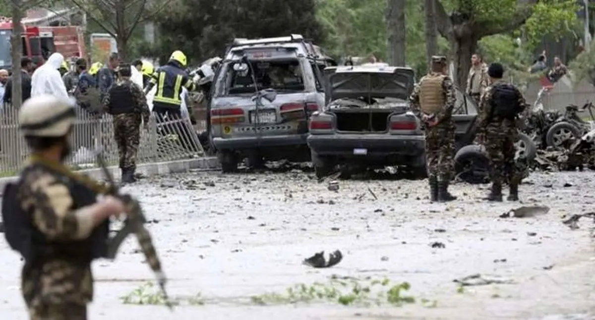 حمله انتحاری داعش به نزدیکی دفتر سازمان اطلاعات افغانستان در کابل