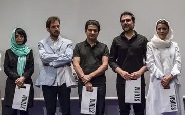 تصویری از همایون شجریان و لیلا حاتمی در اکران «رگ خواب»