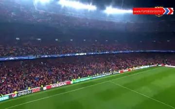 درخواست هواداران بارسلونا از خدا برای حفظ مسی+فیلم 