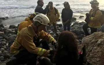 نجات معجزه آسای زن 23 ساله از دره مرگ 