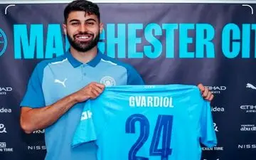  گواردیول رسماً به منچسترسیتی پیوست + عکس 