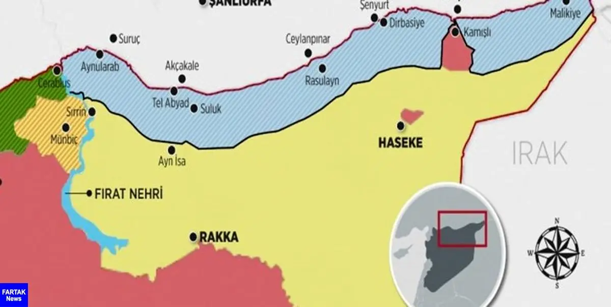آمریکا حریم هوایی شمال سوریه را به روی ترکیه بست