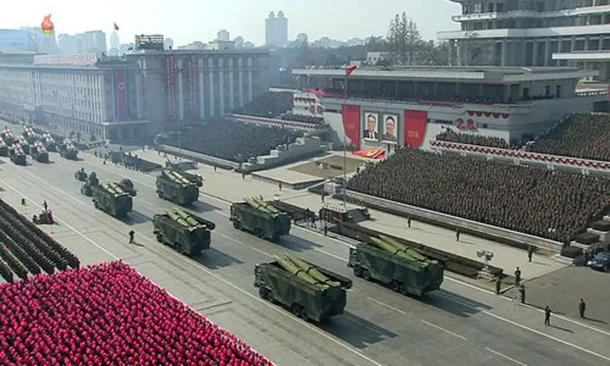 کره شمالی پیشرفته ترین موشک قاره پیما را رونمایی کرد