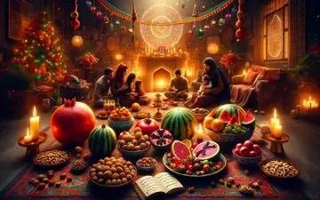 یلدا، شبی برای عشق و محبت | شعرهای عاشقانه برای شب یلدا