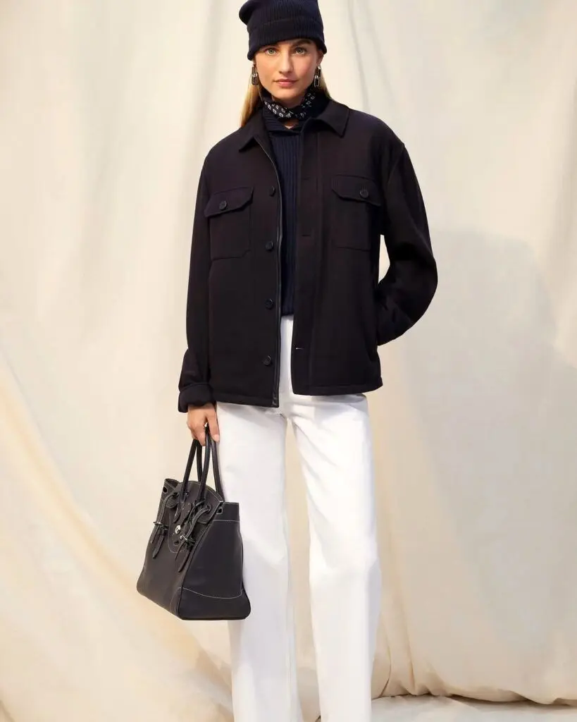 استایل با شلوار جین سفید