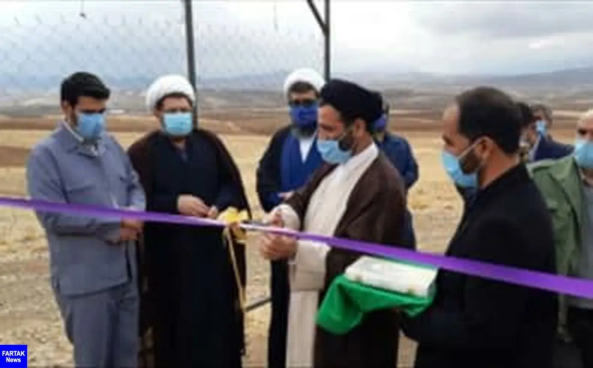 افتتاح پروژه درختکاری با فناوری واترباکس در امامزاده حسین‌ (ع) شهرستان سنقر 