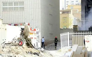 فیلم/ حریق بیمارستان میلاد اطفا شد 