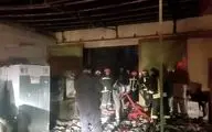 مصدومیت یک نفر بر اثر آتش‌سوزی گسترده انبار لوازم‌خانگی در فرهنگیان فاز دو کرمانشاه