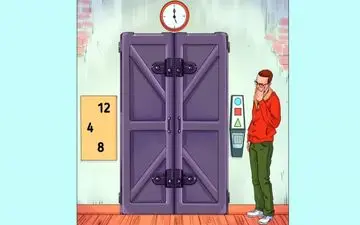 شما اگر جای این فرد بودید برای خروج از اتاق چه دکمه ای را فشار می دادید؟