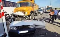 تصادف مرگبار در محور بیرجند-خوسف؛ ۴ کشته در برخورد کامیون و پراید