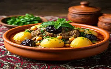 طرز تهیه آبگوشت نعنا و جعفری!