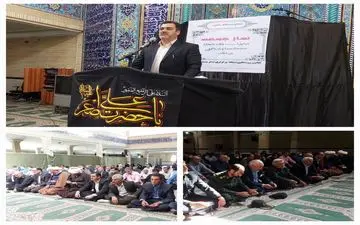 نشست فرماندار وامام جمعه  شهرستان با معتمدین وبزرگان شهرستان