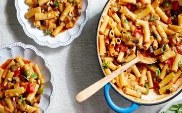 پاستا با بادمجان: یک غذای ایتالیایی اصیل و خوشمزه + ویدئو