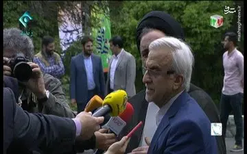 ورود هاشمی طبا به صدا و سیما + تصاویر