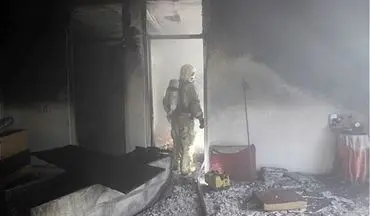 خانه ای در نظام آباد در آتش سوخت