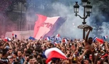 جشن فینالیست شدن فرانسه ۳۰ مجروح به جا گذاشت