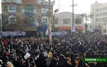 مراسم گرامیداشت سردار شهید وهمیشه سربلند ایران اسلامی قاسم سلیمانی مسجد جامع کرمانشاه(به روایت تصویر)