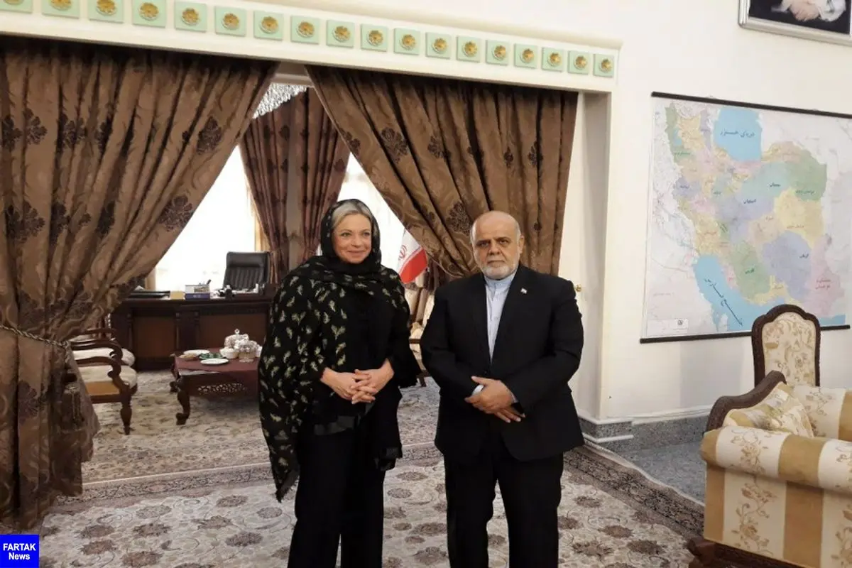 دیدار 'جنین هنیس پلاسچارت'  با سفیر ایران در بغداد