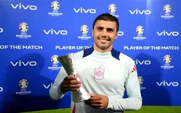  رودری؛ بهترین بازیکن دیدار اسپانیا - گرجستان 