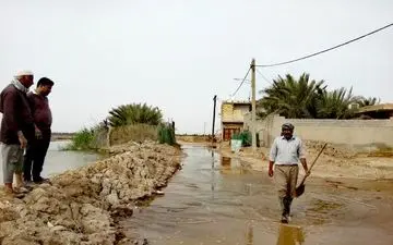 شرایط سیلاب اروندکنار تحت کنترل است/ترمیم بندهای خاکی در روستاها