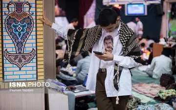 اولین روز مراسم معنوی اعتکاف - تهران + تصاویر