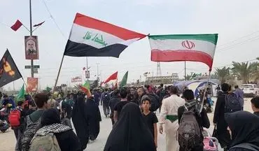 نوحه خوانی عراقی‌ها برای دعوت از ایرانی‌ها در اربعین+فیلم 