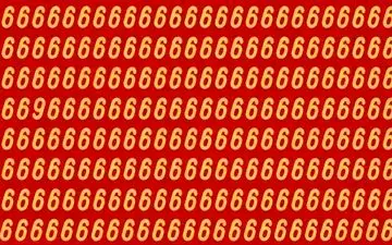 یک عدد در تصویر متفاوت است / قدرت بینایی خودتان را محک بزنید!