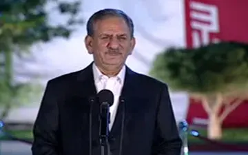 لحظه ورود جهانگیری به جام جم برای حضور در دومین گفتگوی ویژه خبری + فیلم