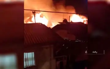 فیلم/ آتش سوزی در مناطق مختلف گیلان که به مناطق مسکونی رسید