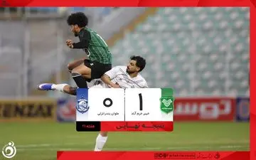 خلاصه بازی خیبر خرم آباد 1 - ملوان 0 + ویدئو