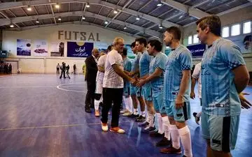 دیدار نمادین فوتسال با حضور رئیس جمهور برگزار شد