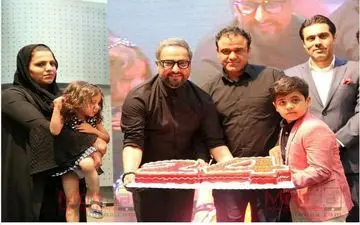 مهرداد میناوند به همراه همسر مرحوم هادی نوروزی در شبی خاطره انگیز (عکس)
