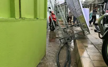 ۴۰درصد نمایشگاه کتاب در فضای باز/ باران چقدر به سالن‌ها خسارت زد؟