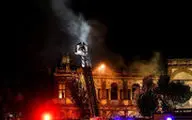  بنای تاریخی میدان حسن‌آباد تهران در آتش سوخت!