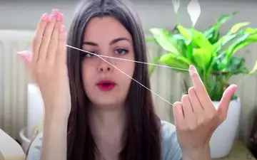 آموزش تصویری بند انداختن صورت و ابرو برای مبتدیان