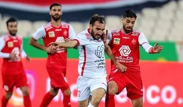 پیروزی پدیده مقابل پرسپولیس در نیمه اول
