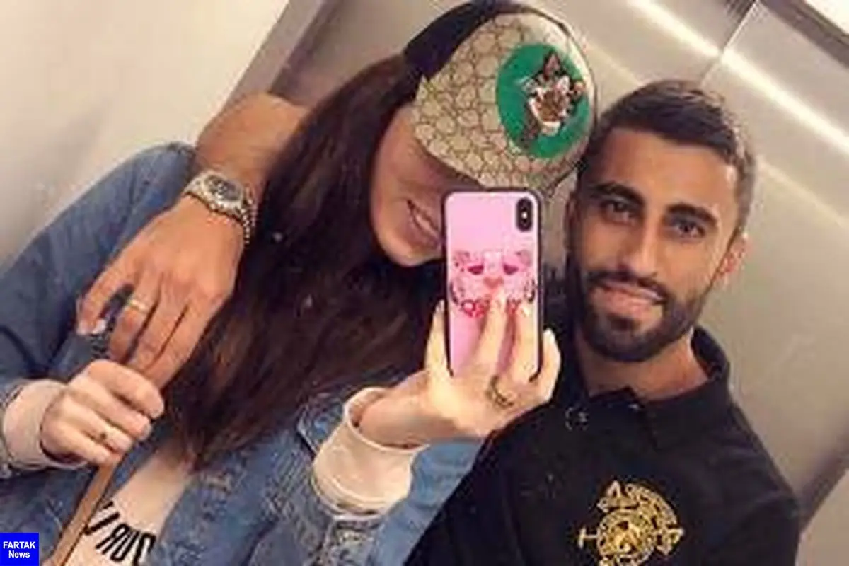 همسر فوتبالیست ایرانی در حال خوشگذرانی در بلژیک +عکس