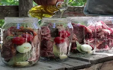 آموزش مرحله به مرحله پخت گوشت در شیشه / چطوری عصاره گوشت بگیریم؟!