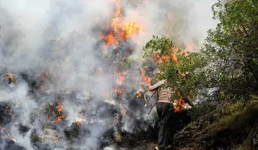 عملیات اطفای آتش در الیت به مرحله پایانی رسید