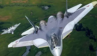 مانورهای زیبای مدرن‌ترین جنگنده روسی در آسمان + فیلم 