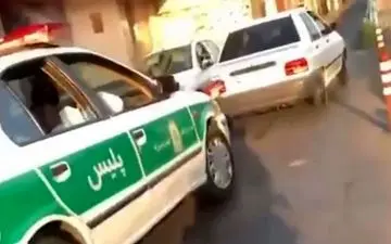 دختر رزمی کار راننده شیشه ای را ادب کرد !