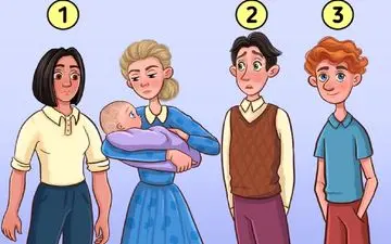  تست هوش | بگو کدوم از این آقایون پدر بچه است؟