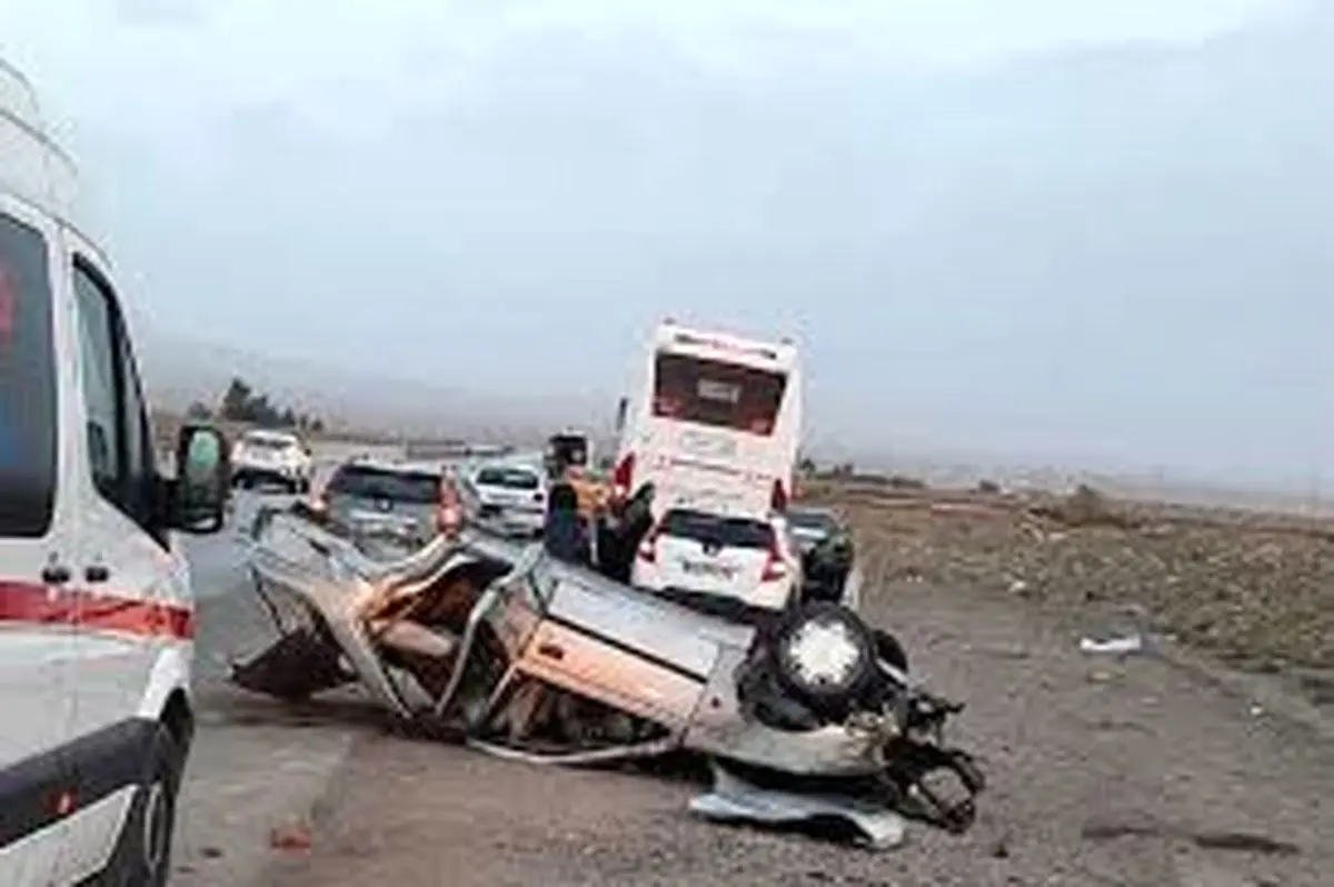 برخورد وحشتناک پژو با گاردریل مرگبار شد